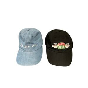 Friends Central Perk Cotton Baseball Cap Bundle Denim Cotton Black